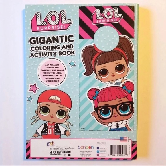 LOL SURPRISE DOLLS 96pg COLORING ACTIVITY BOOK - Picture 2 of 8